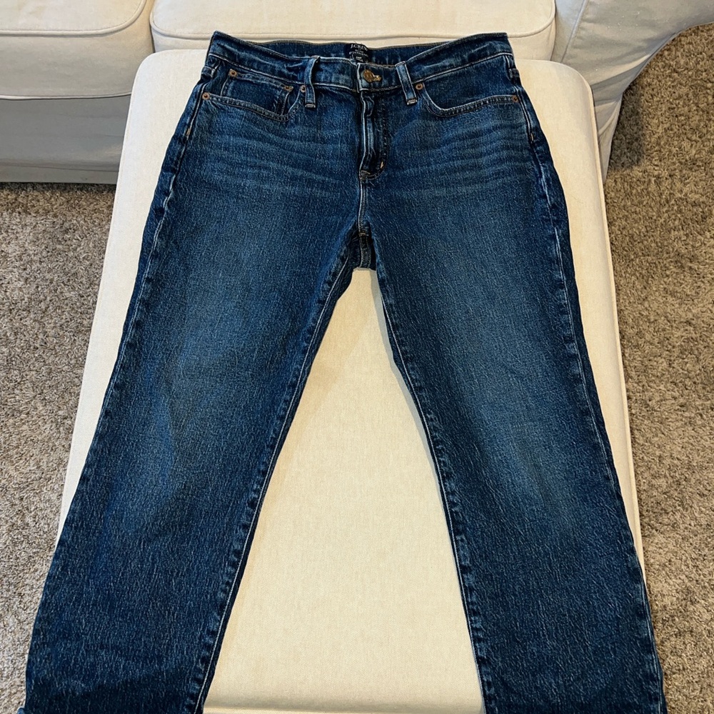 J. Crew Dark Blue Slim Boyfriend Jeans- 28P Petite